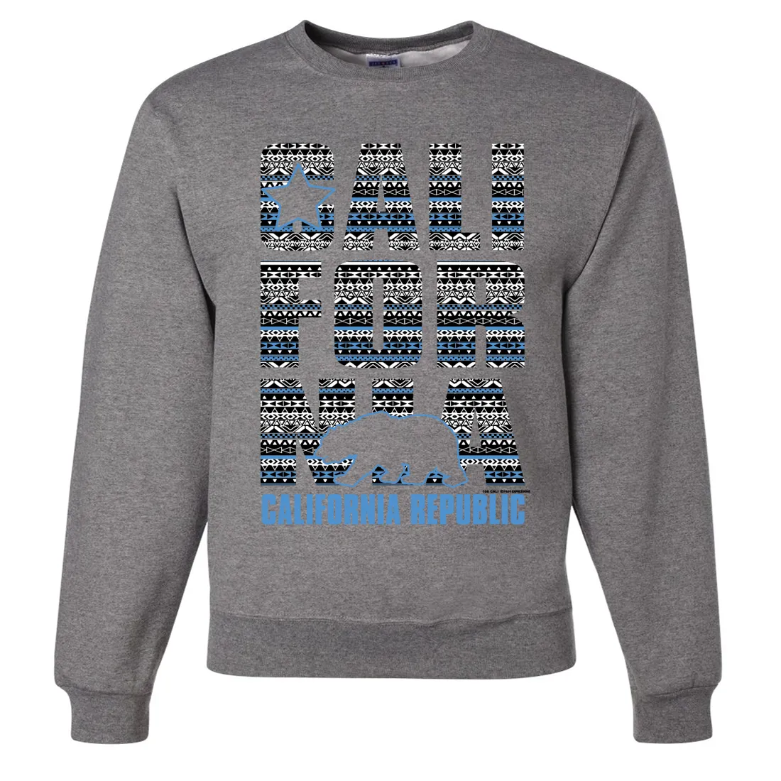 California Republic Tribal Aztec Crewneck Sweatshirt