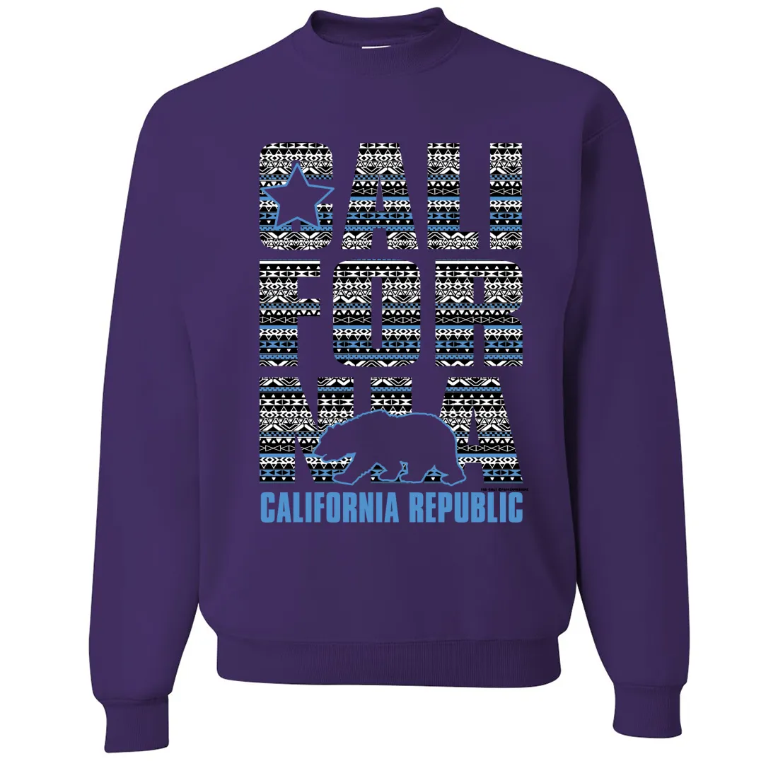 California Republic Tribal Aztec Crewneck Sweatshirt
