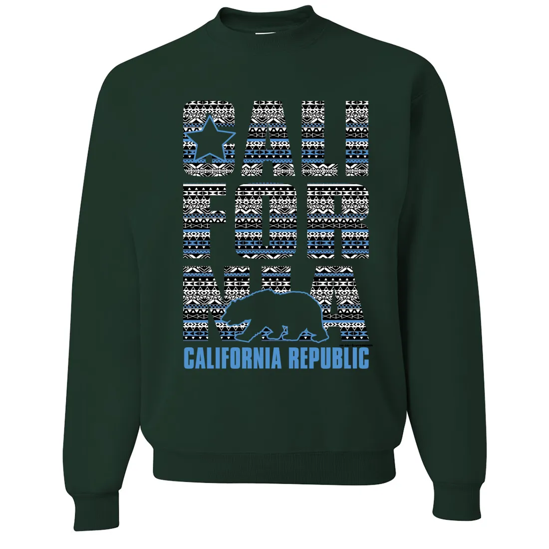 California Republic Tribal Aztec Crewneck Sweatshirt