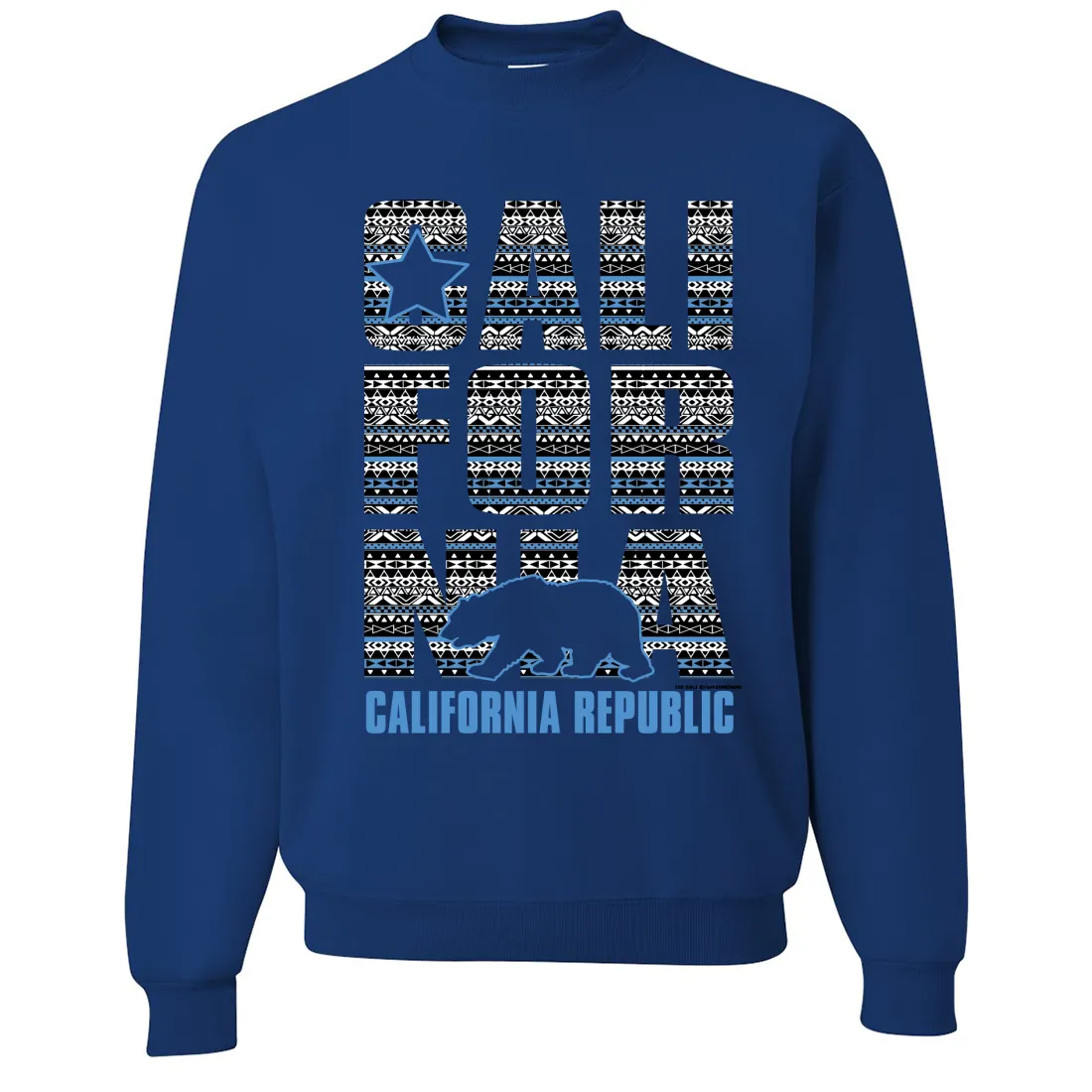 California Republic Tribal Aztec Crewneck Sweatshirt