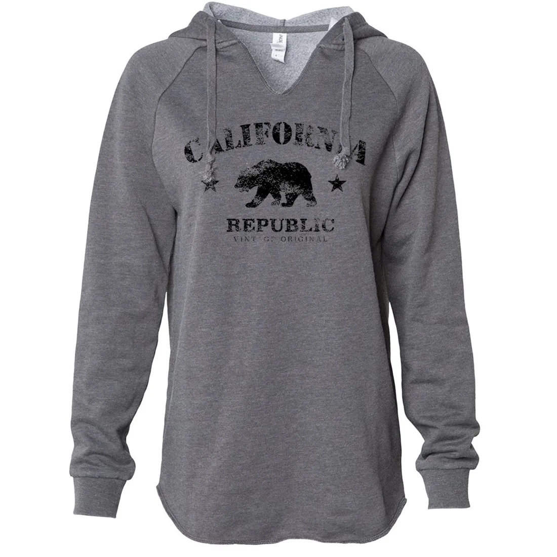 California Vintage Original Women's Soft Hooded Pullover