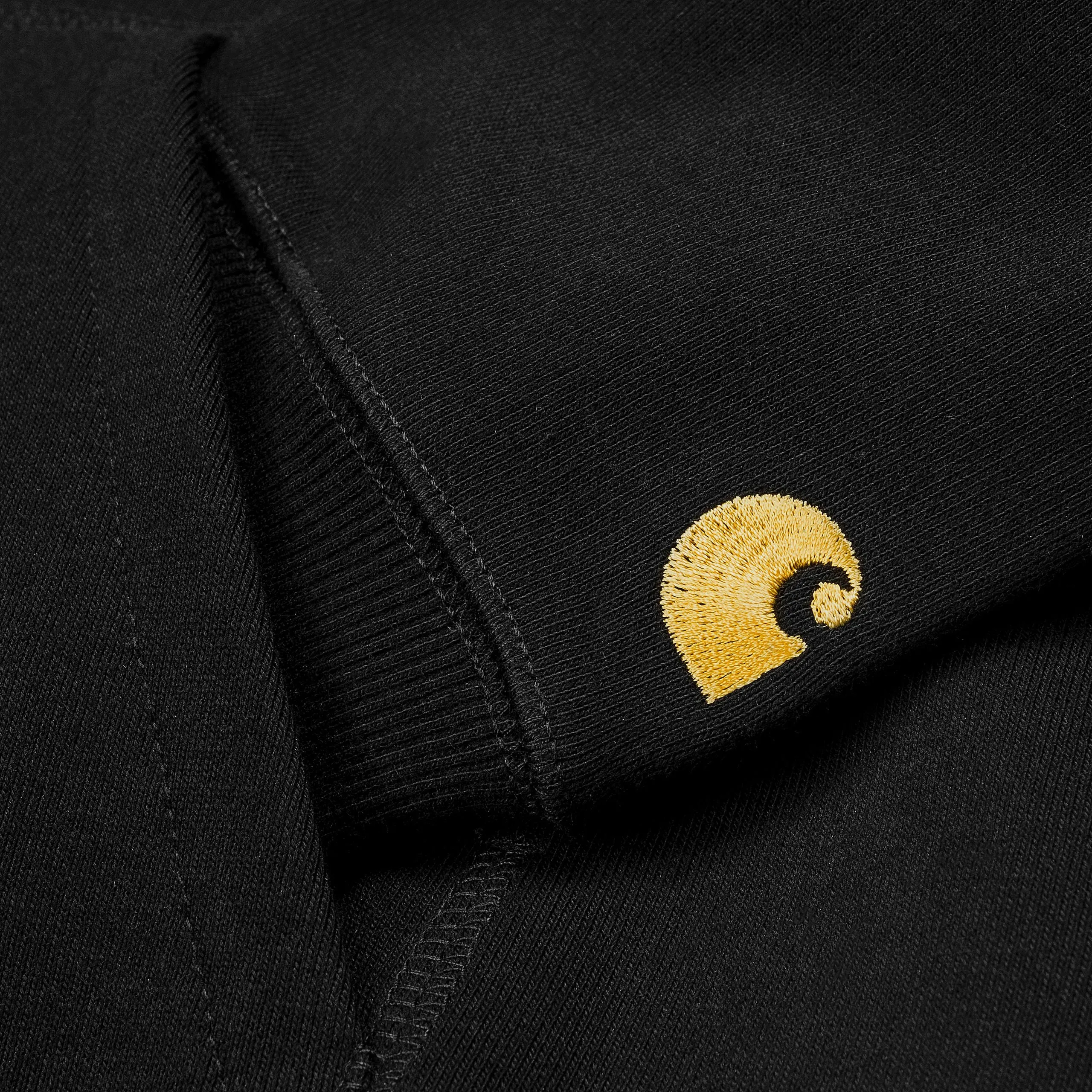 Carhartt WIP Hooded Chase Sweatshirt - Black