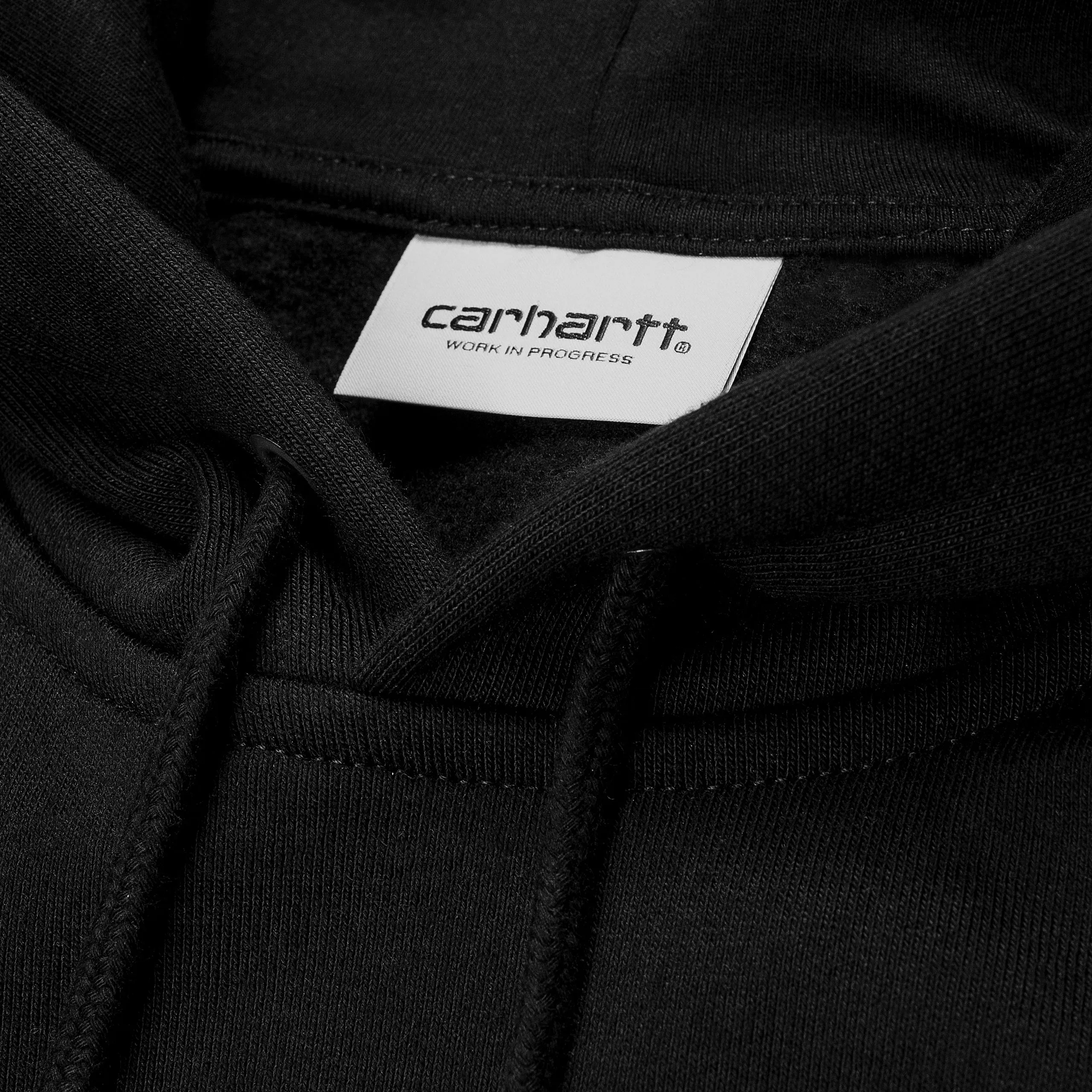 Carhartt WIP Hooded Chase Sweatshirt - Black