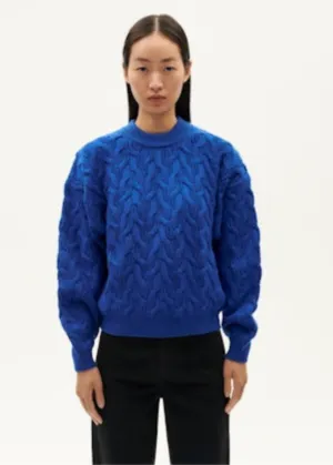 Carmen sweater, blue