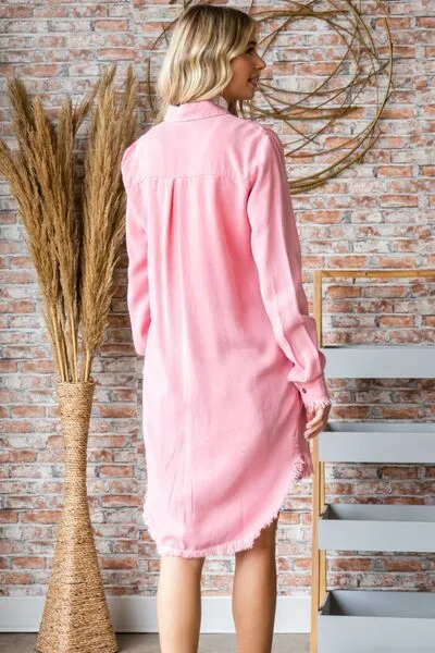 Casey Button-Up Shirt Dress