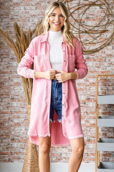 Casey Button-Up Shirt Dress