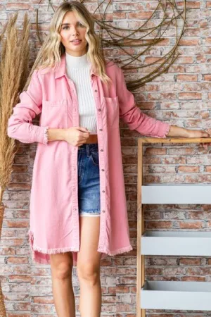 Casey Button-Up Shirt Dress