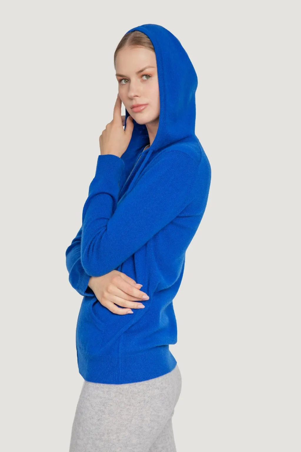 Cashmere Zip Hoodie