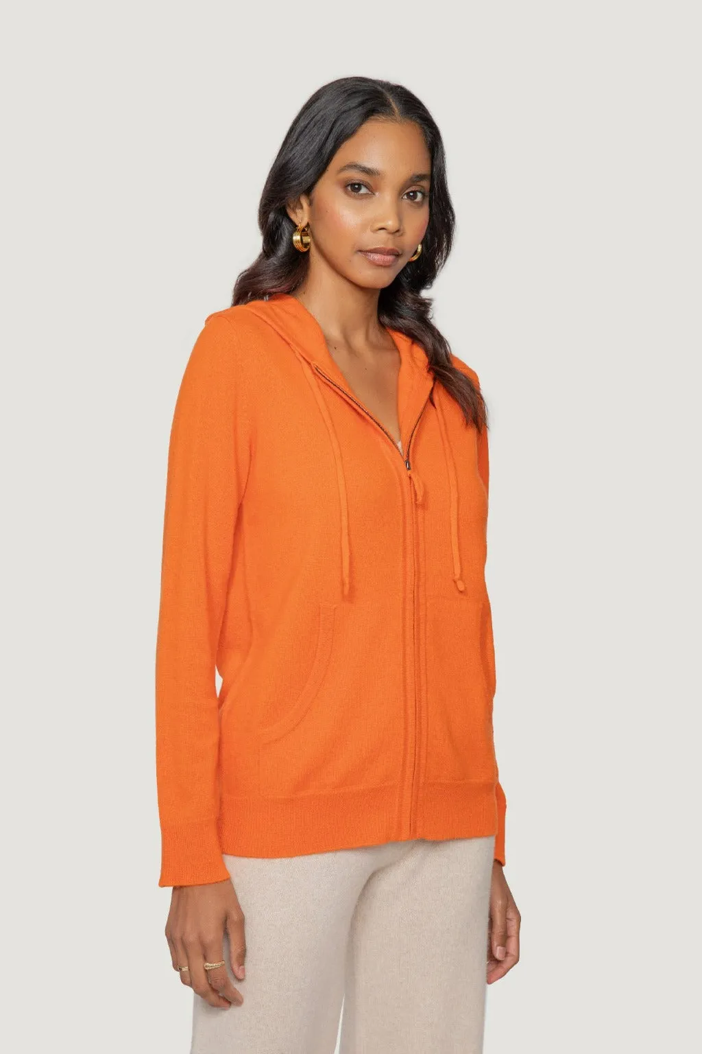 Cashmere Zip Hoodie