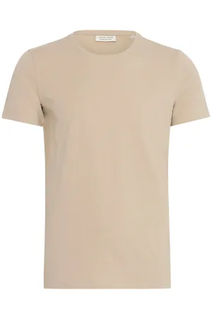 CFDAVIDE Plain Slim Tee - Beige