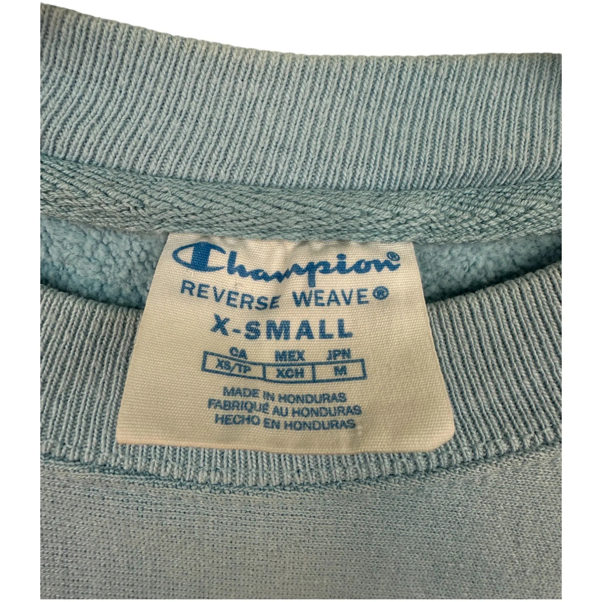 CHAMPION “ SPELLOUT” CREWNECK - (XS)