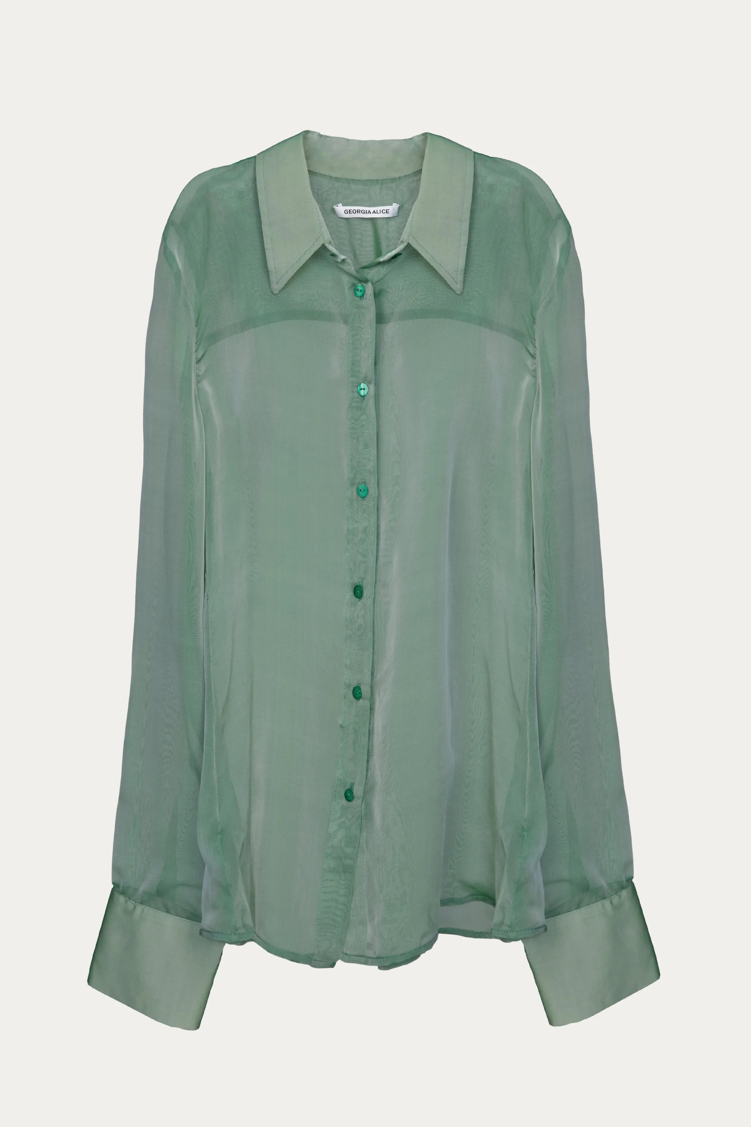CHIFFON SLIM SHIRT