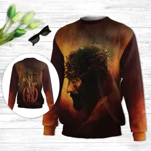 Christianartbag 3D Sweater, Be Still And Know That I Am God, Unisex Sweater, Christmas Gift.