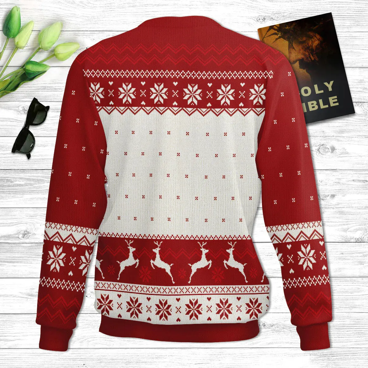 Christianartbag 3D Sweater, Faith, Hope, Love, Unisex Sweater, Christmas Gift.