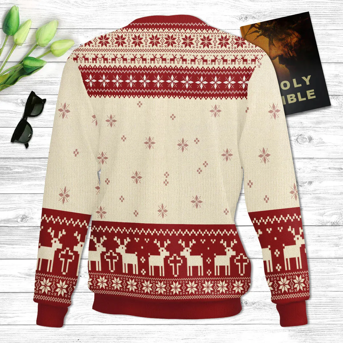 Christianartbag 3D Sweater, Jesus Is The Reason For The Season, Unisex Sweater, Christmas Gift.