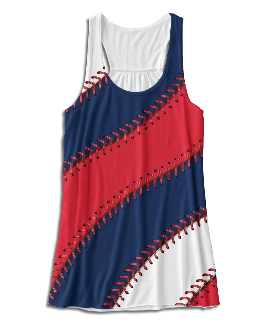 Cleveland Ball Stitch Racerback Tank Top