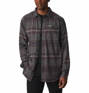 Columbia Men Brown Cornell Woods Flannel Long Sleeve Shirt