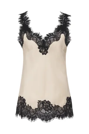 Contrast Megan Camisole Pearl