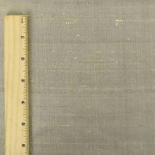 Cool Taupe Beige Iridescent Silk Dupioni Shantung Fabric