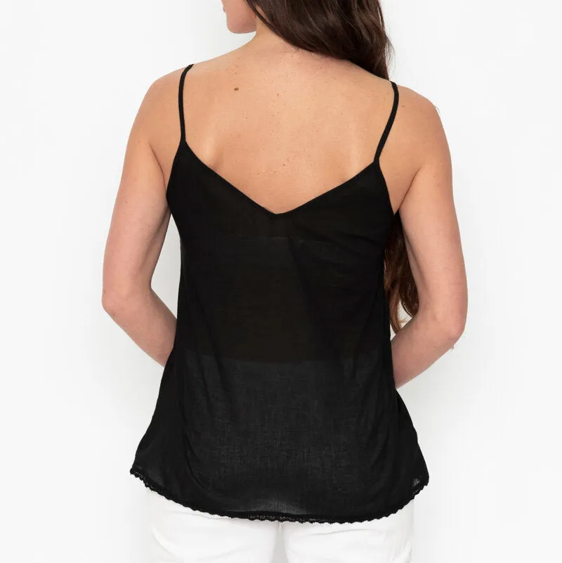 Cotton Cami - Black