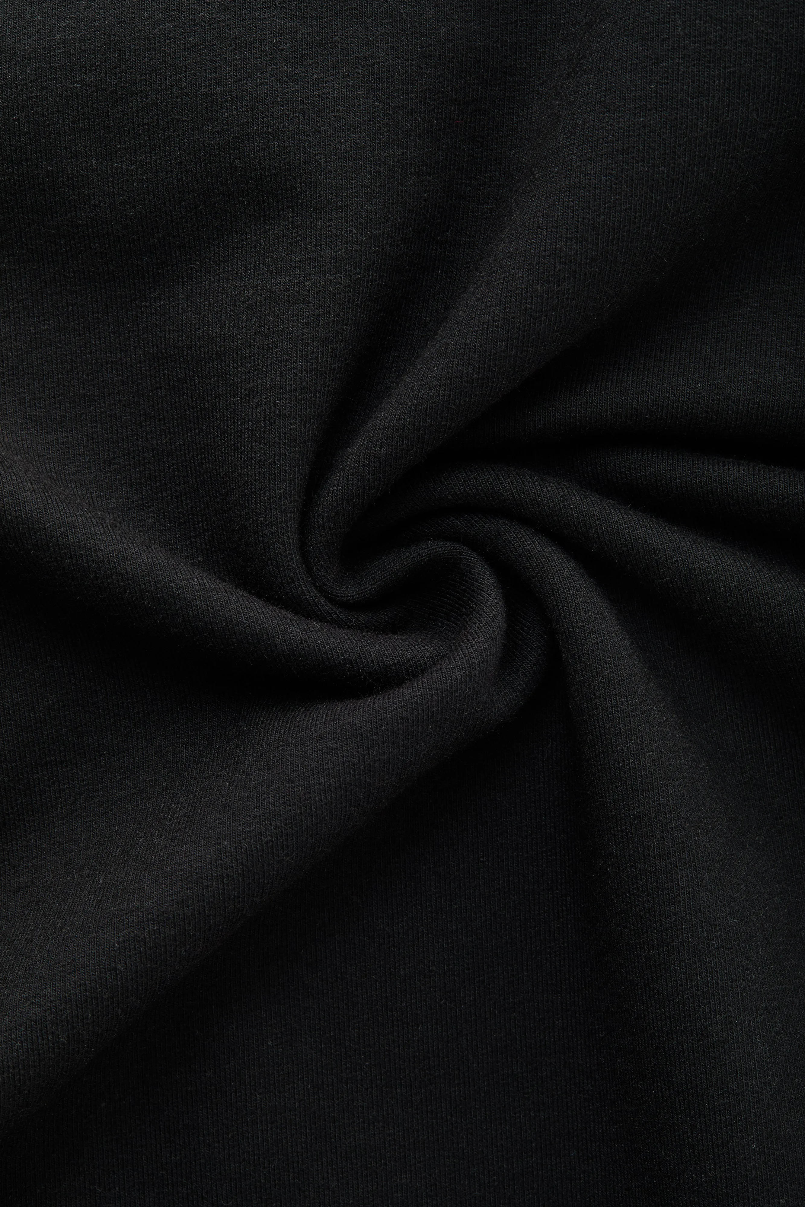 Cotton Modal Relaxed Crewneck Sweatshirt Black Beauty
