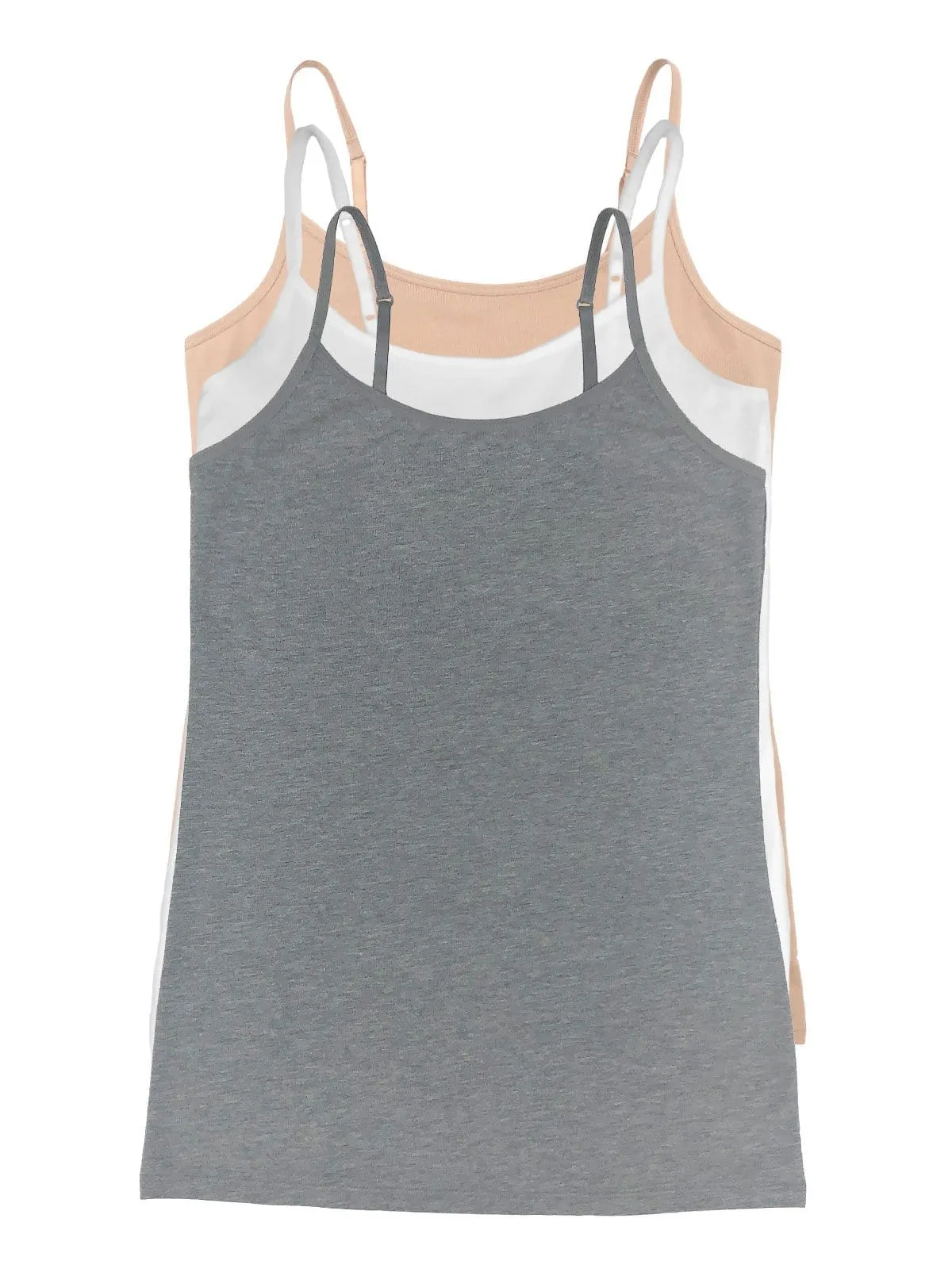 Cotton Modal Stretch Camisole 3-Pack