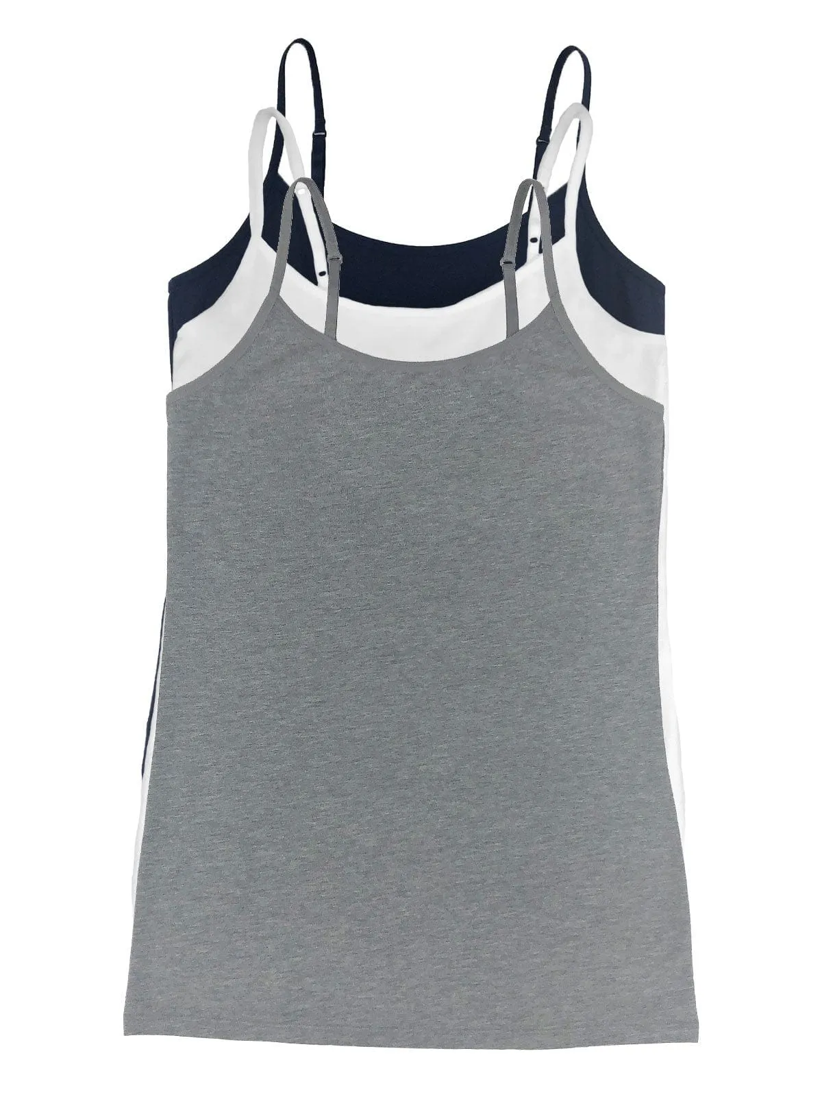 Cotton Modal Stretch Camisole 3-Pack