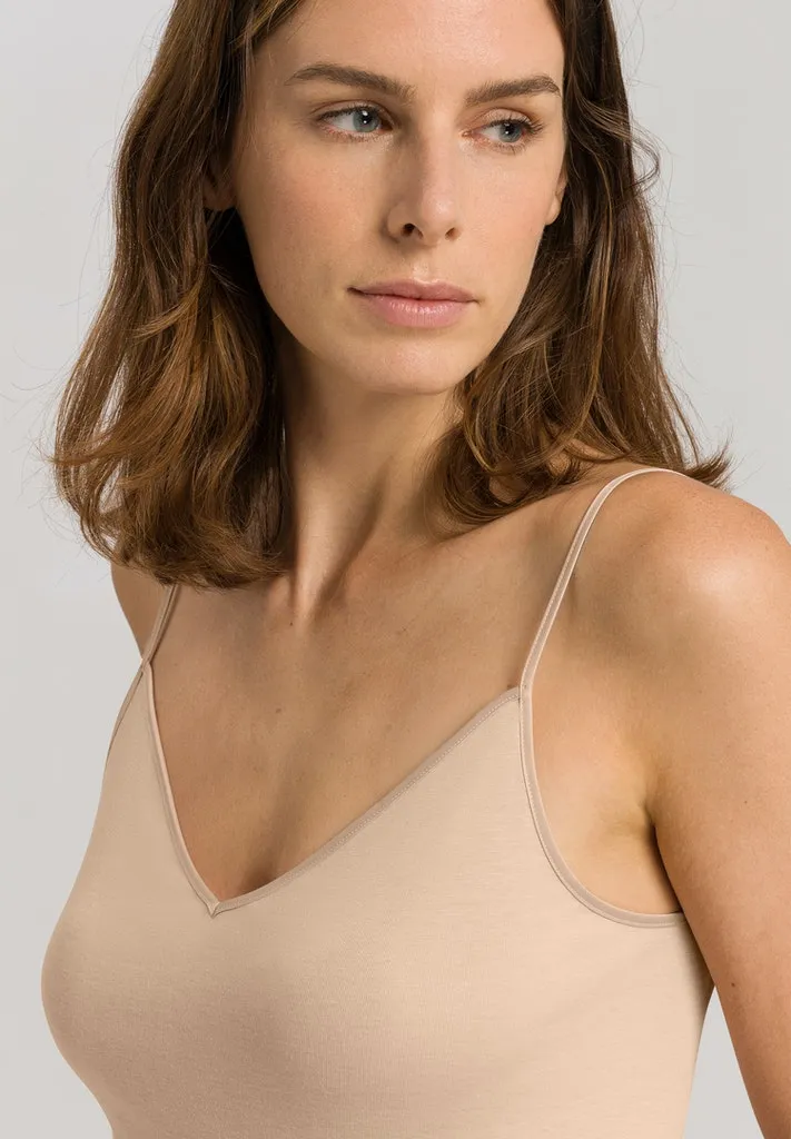 Cotton Seamless - V-Neck Spaghetti Top