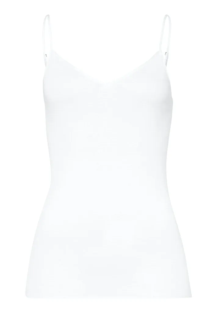 Cotton Seamless - V-Neck Spaghetti Top