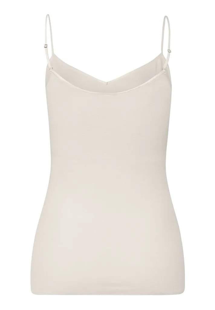 Cotton Seamless - V-Neck Spaghetti Top