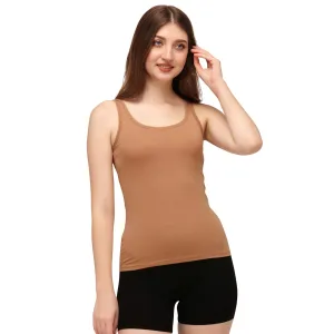 Cotton spandex Camisole with Lace Detailing