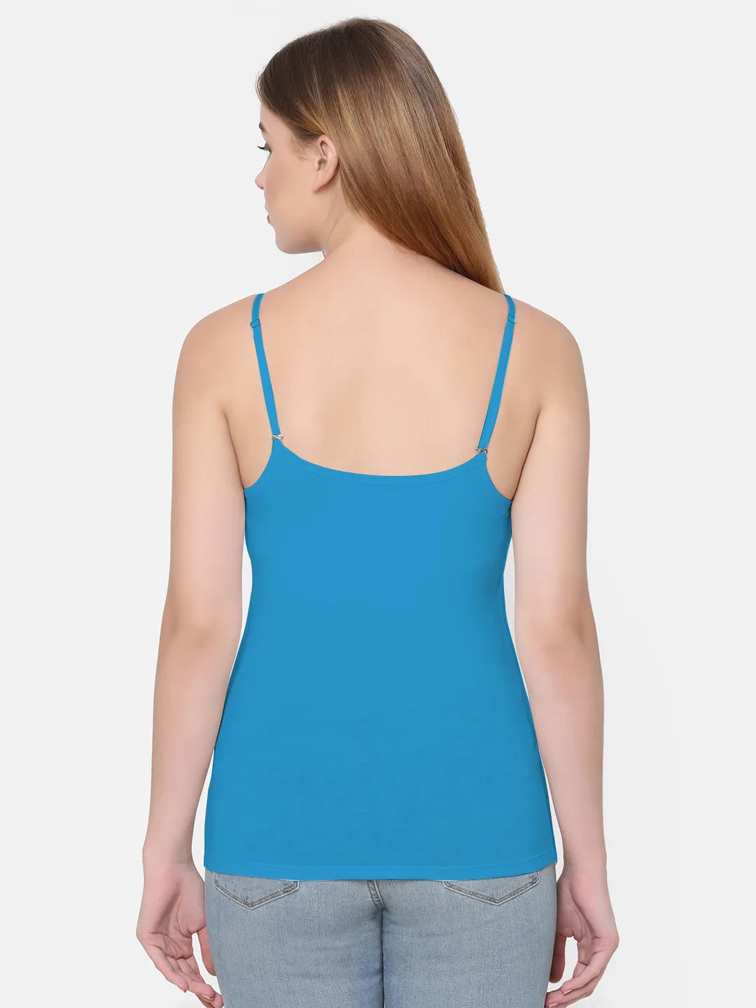 Cotton spandex detachable straps Camisole