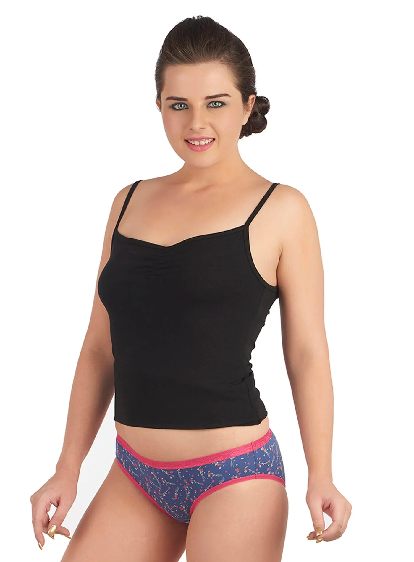 Cotton Spandex Spaghetti Knitted Slip
