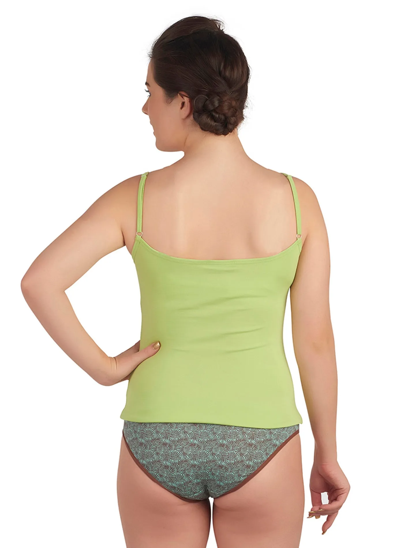 Cotton Spandex Spaghetti Knitted Slip