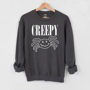 CREEPY SPIDER CREWNECK SWEATSHIRT