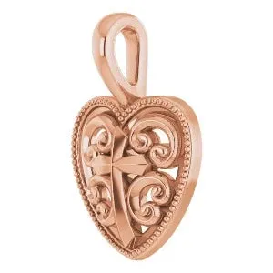 Cross and Heart Necklace or Pendant R50029