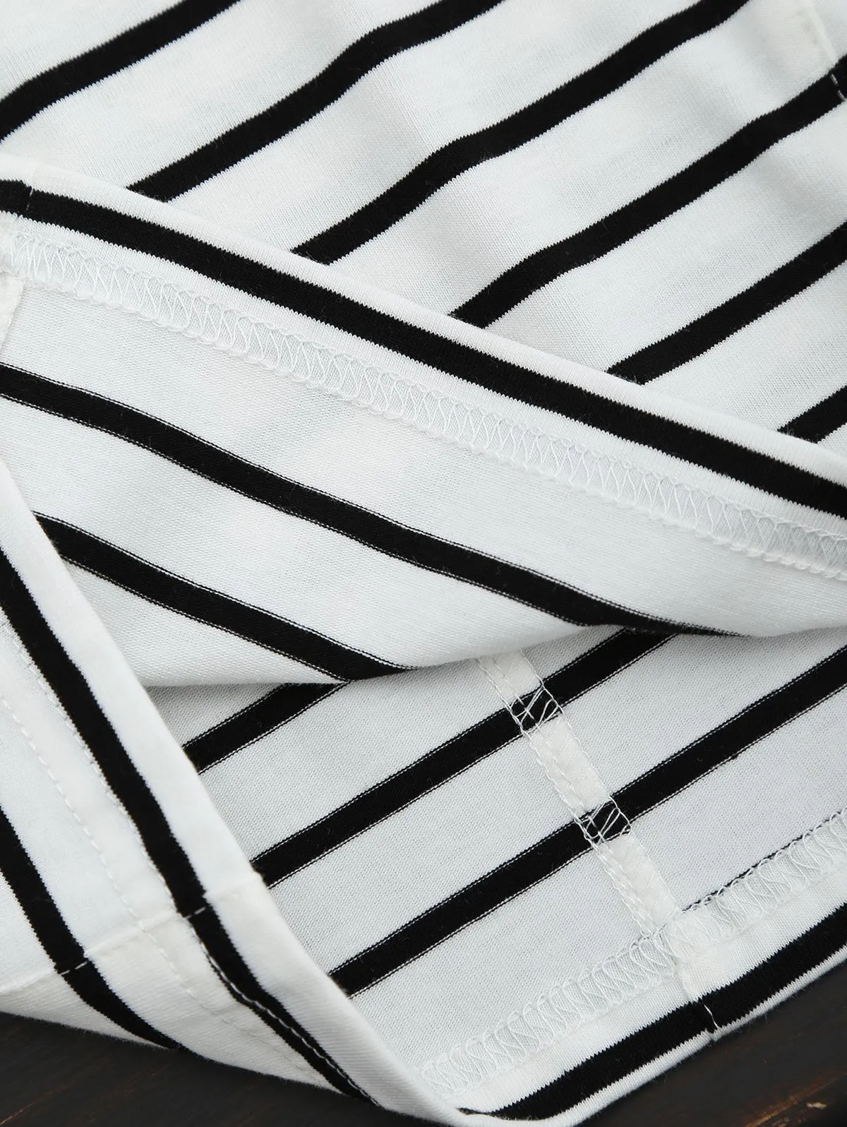 Cute Sports Cropped Stripes Tank Top
