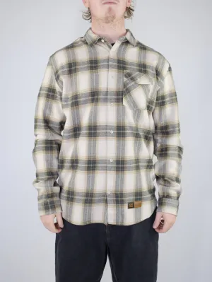 Dc Shoes - Marshal Flannel Shirt - Beige / Tan / Grey