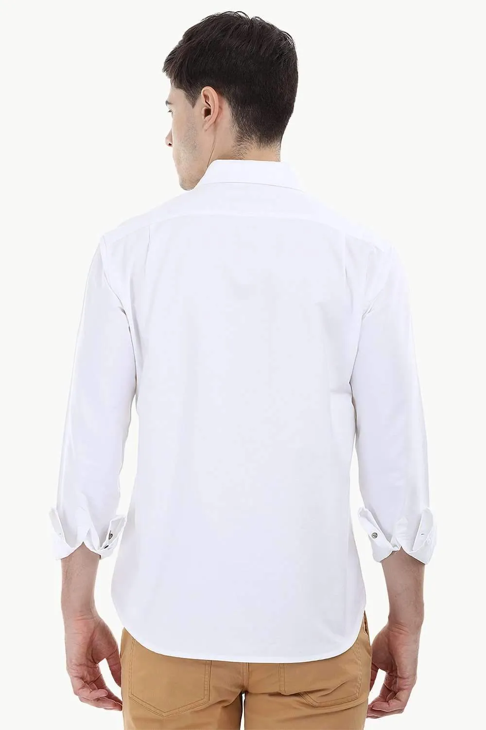 Designed Placket Oxford Shirt