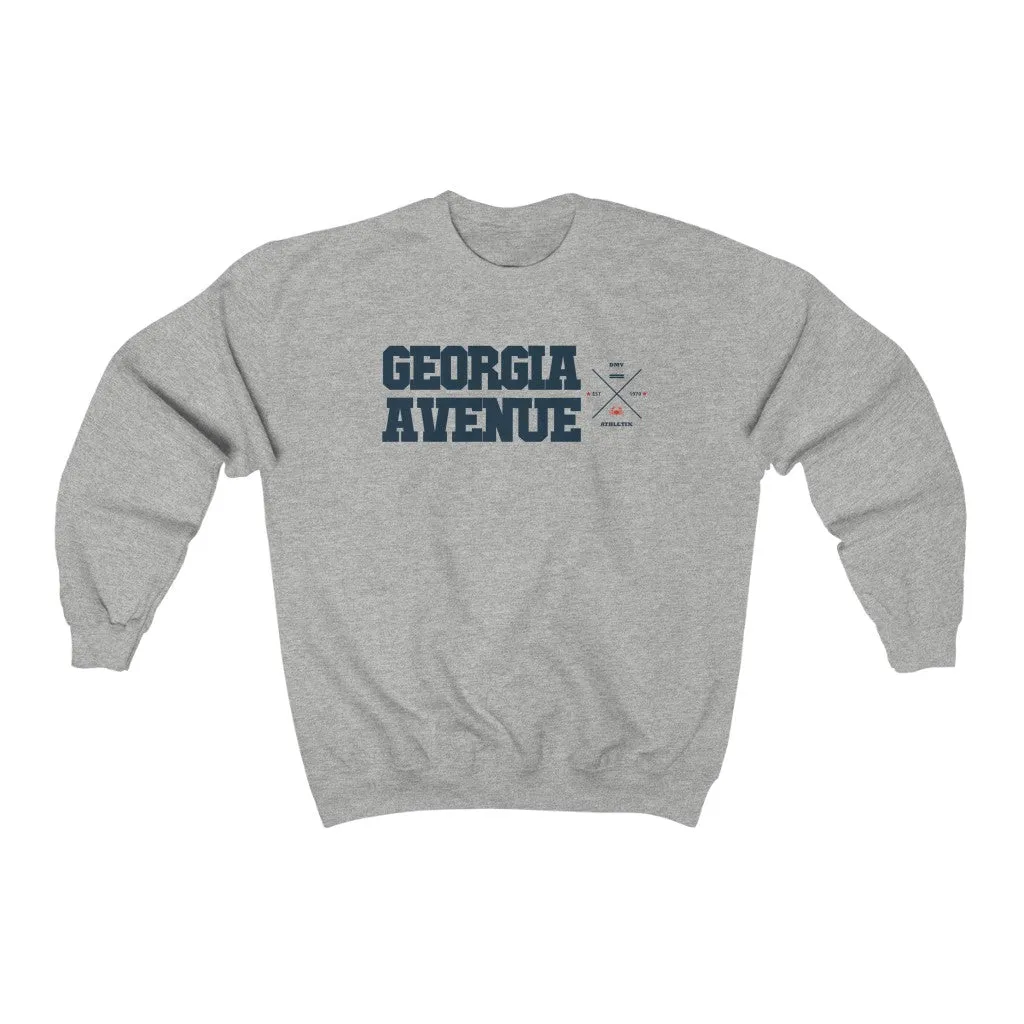 DMV Athletix - Georgia Avenue DMV patch - Unisex Heavy Blend™ Crewneck Sweatshirt