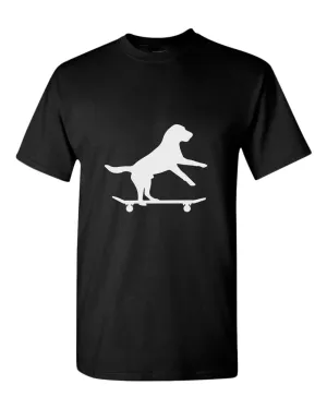 Dog skating t-shirt, dog lover tees