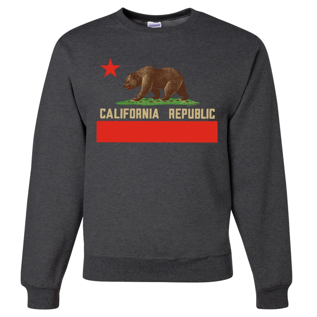 Don Pimentel California Republic Bear Flag Crewneck Sweatshirt
