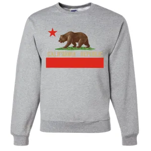 Don Pimentel California Republic Bear Flag Crewneck Sweatshirt