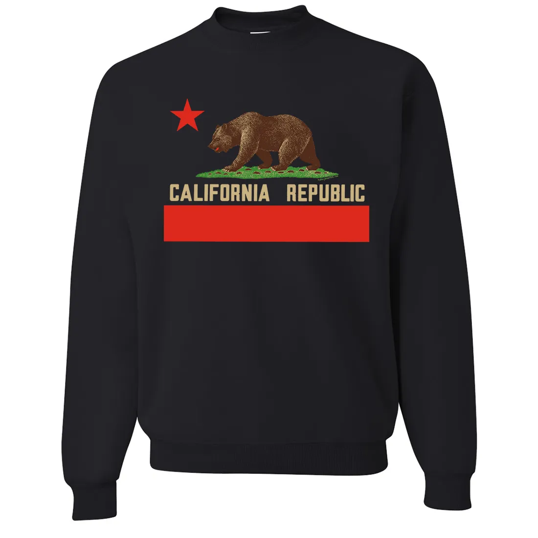 Don Pimentel California Republic Bear Flag Crewneck Sweatshirt