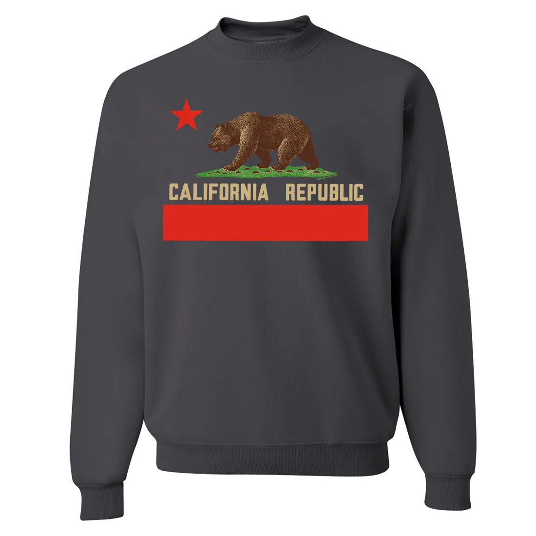 Don Pimentel California Republic Bear Flag Crewneck Sweatshirt
