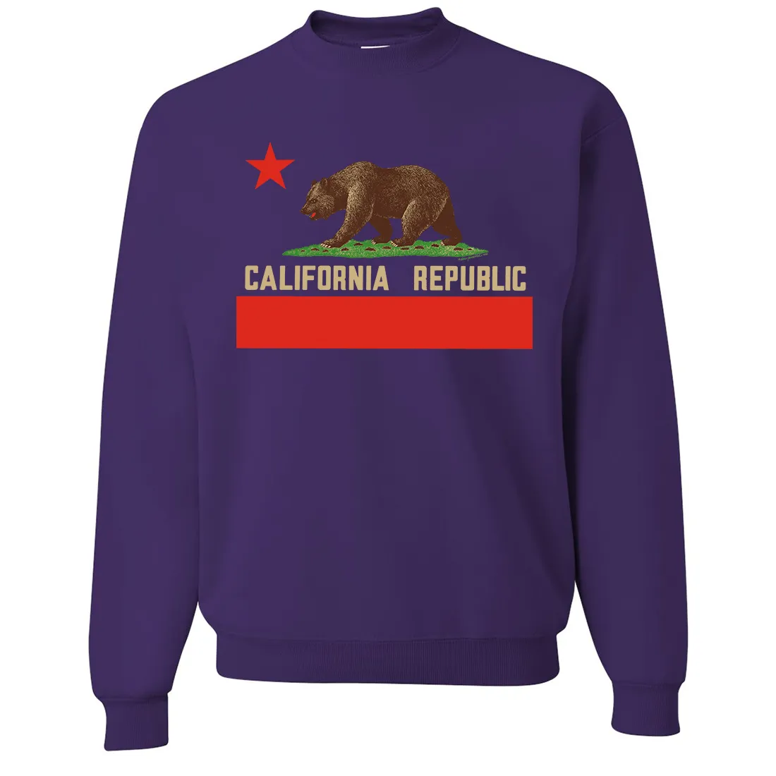 Don Pimentel California Republic Bear Flag Crewneck Sweatshirt
