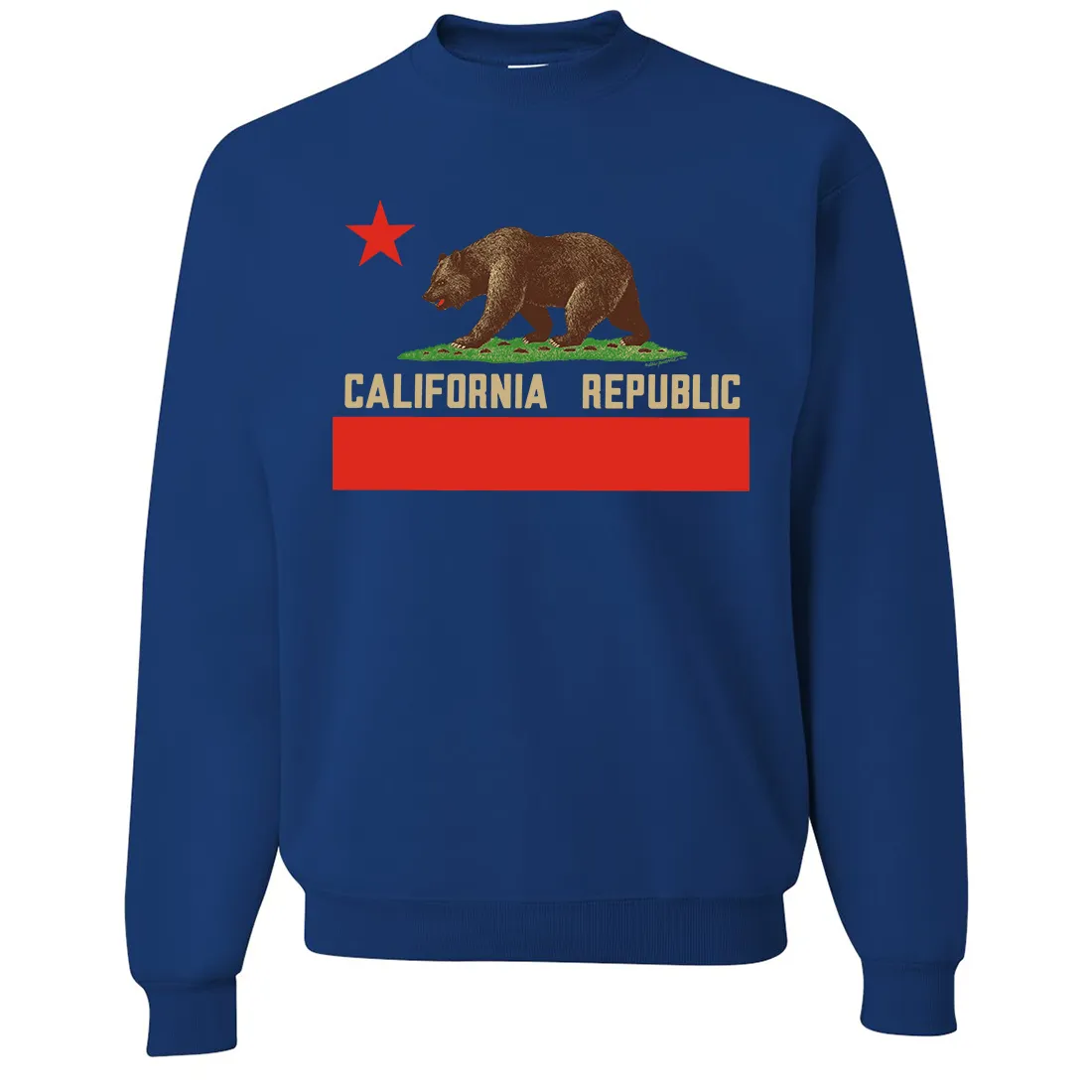 Don Pimentel California Republic Bear Flag Crewneck Sweatshirt