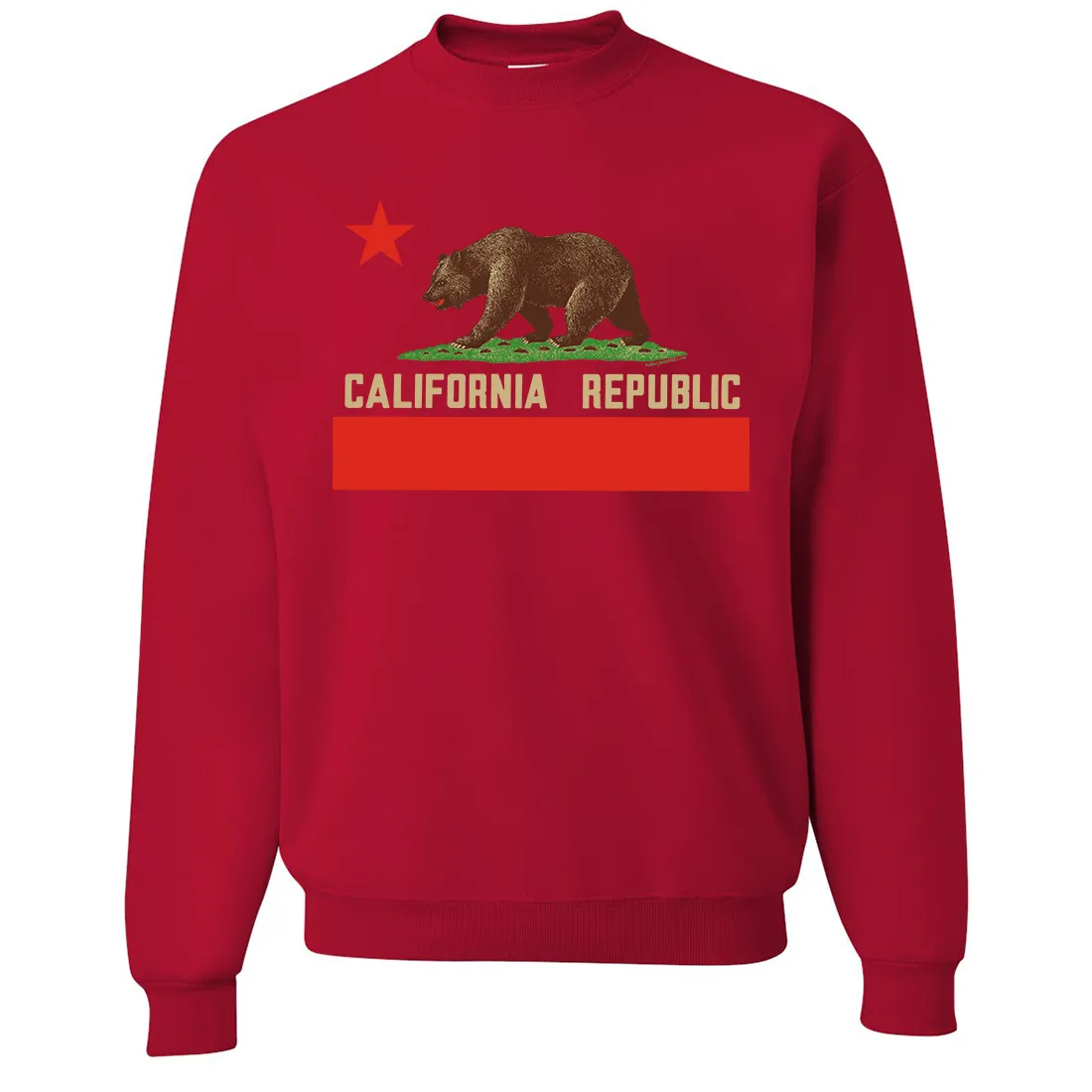 Don Pimentel California Republic Bear Flag Crewneck Sweatshirt