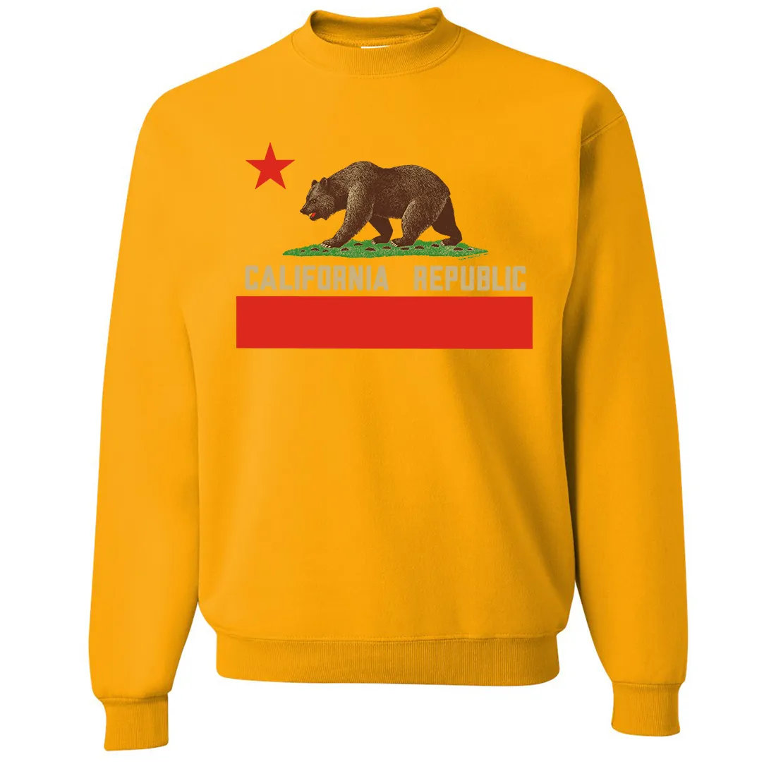 Don Pimentel California Republic Bear Flag Crewneck Sweatshirt