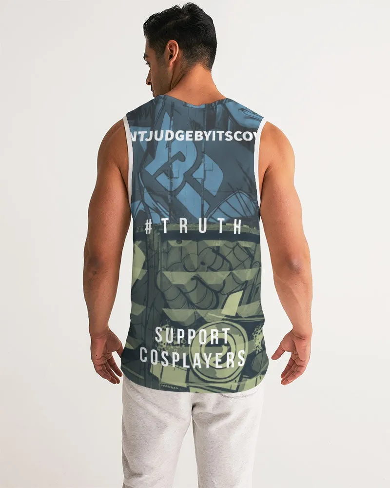 Dont judge by its cover Men's Sports Tank